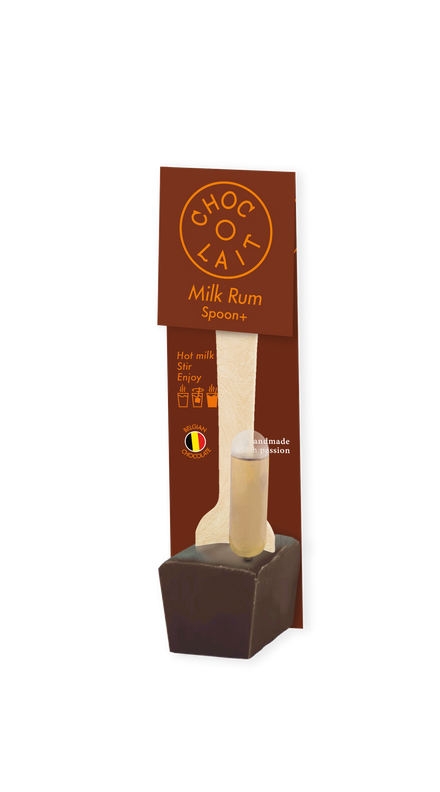 Dealer: Choc-o-lait Spoon+ MILK chocolate ganache & Rum