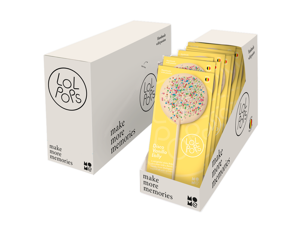 LolPops Chocolate Lolly Vanilla 48 units