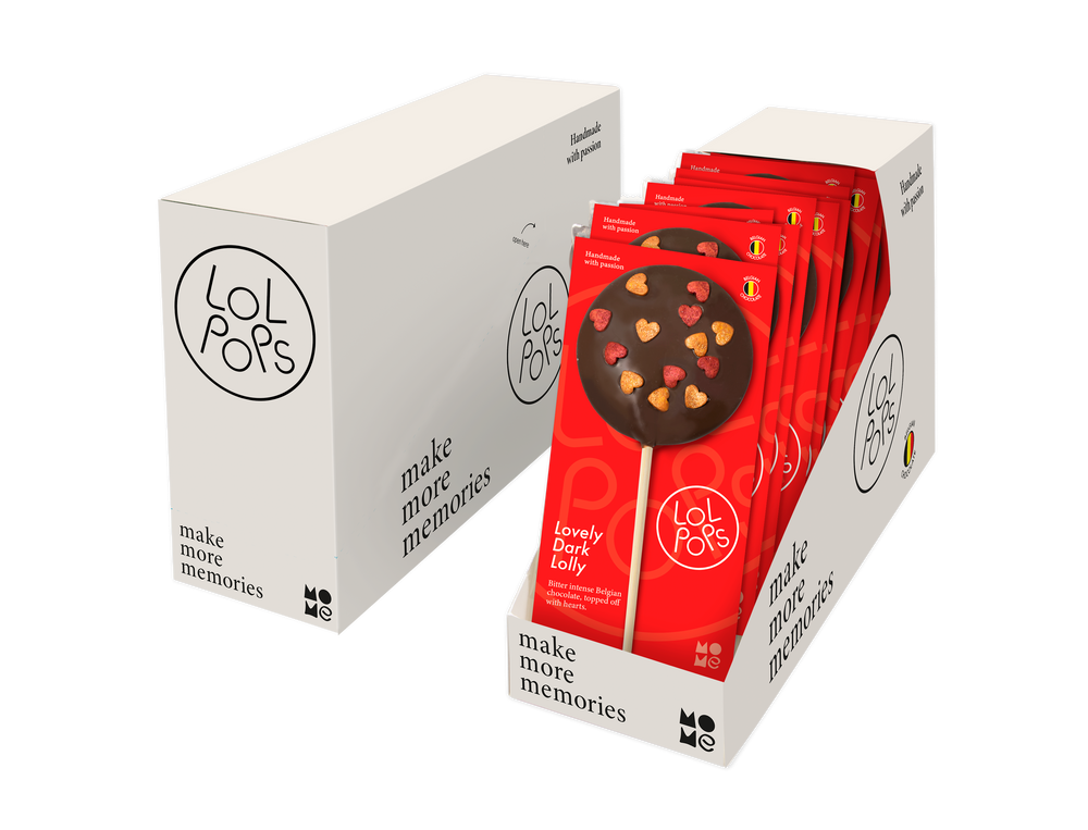 LolPops Chocolate Lolly Dark 48 units