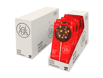 LolPops Chocolate Lolly Dark 48 units